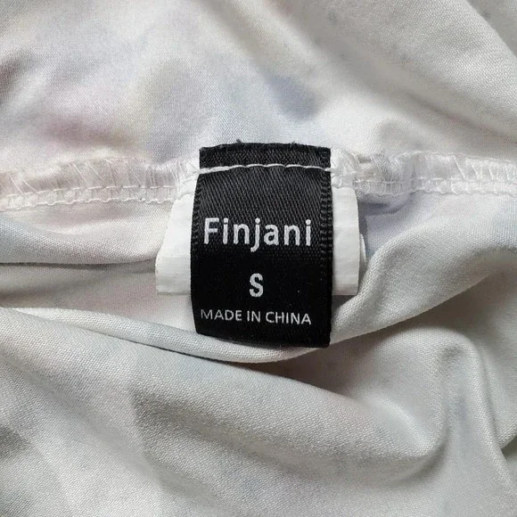 Finjani Paint Splatter Graphic Tee Women's Top Rainbow Color LGBT Size Small - Picture 3 of 6